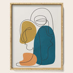 Abstract Faces 26 Serving Tray Gallery Image 1