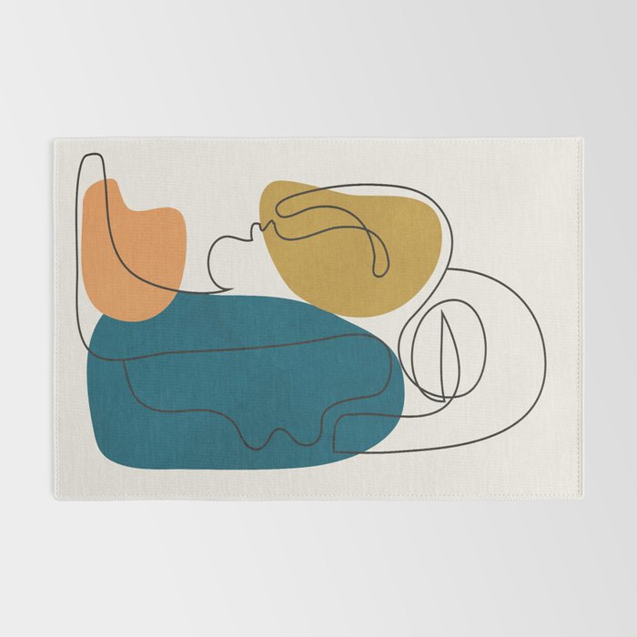 Abstract Faces 26 Rug Gallery Image 2
