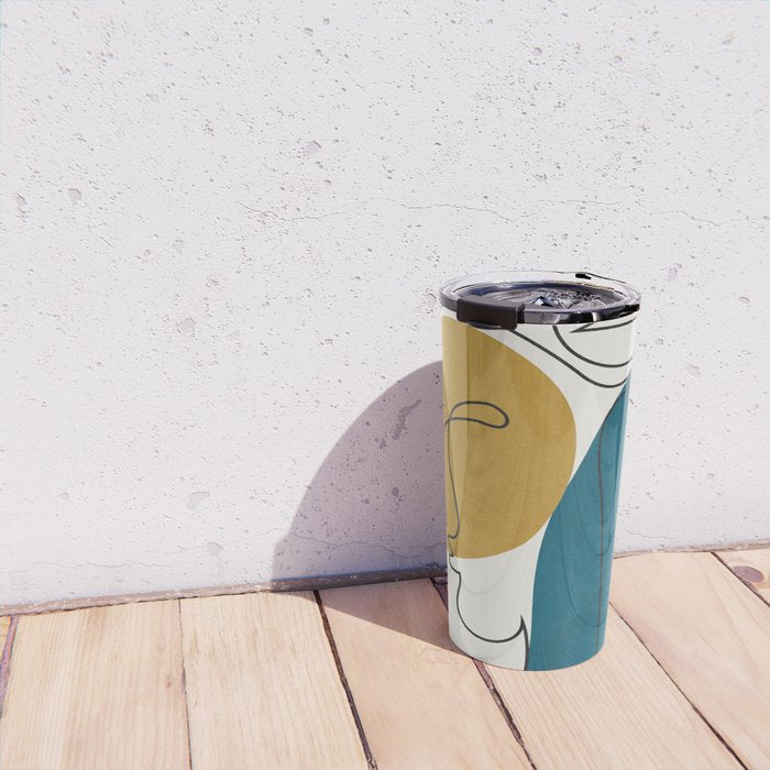 Abstract Faces 26 Travel Mug Gallery Image 4