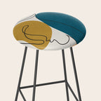 Abstract Faces 26 Stool Gallery Image 2