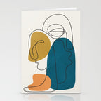 Abstract Faces 26 Stationery Card Gallery Image 2