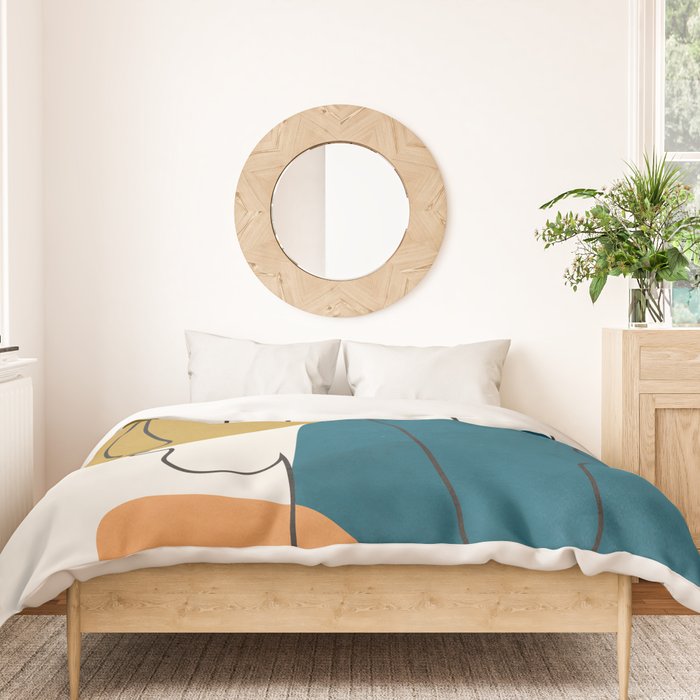 Abstract Faces 26 Duvet Cover Gallery Image 3