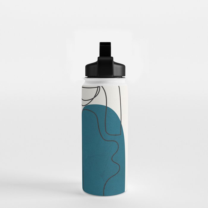 Abstract Faces 26 Water Bottle Gallery Image 2