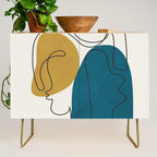 Abstract Faces 26 Credenza Gallery Image 1