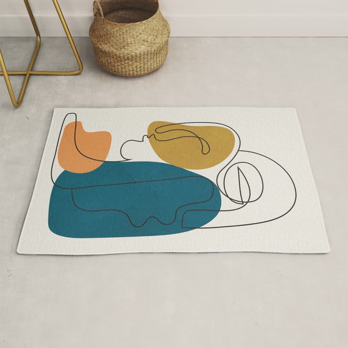 Abstract Faces 26 Rug Gallery Image 1