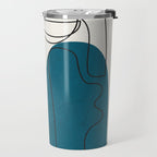 Abstract Faces 26 Travel Mug Gallery Image 2