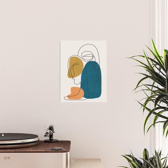 Abstract Faces 26 Poster Gallery Image 2