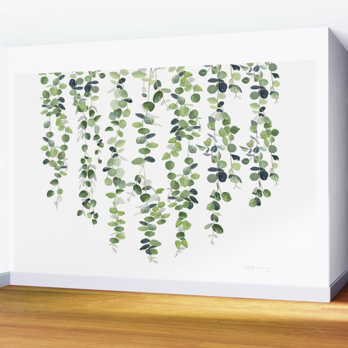 Eucalyptus Garland  Wall Mural Gallery Image 2