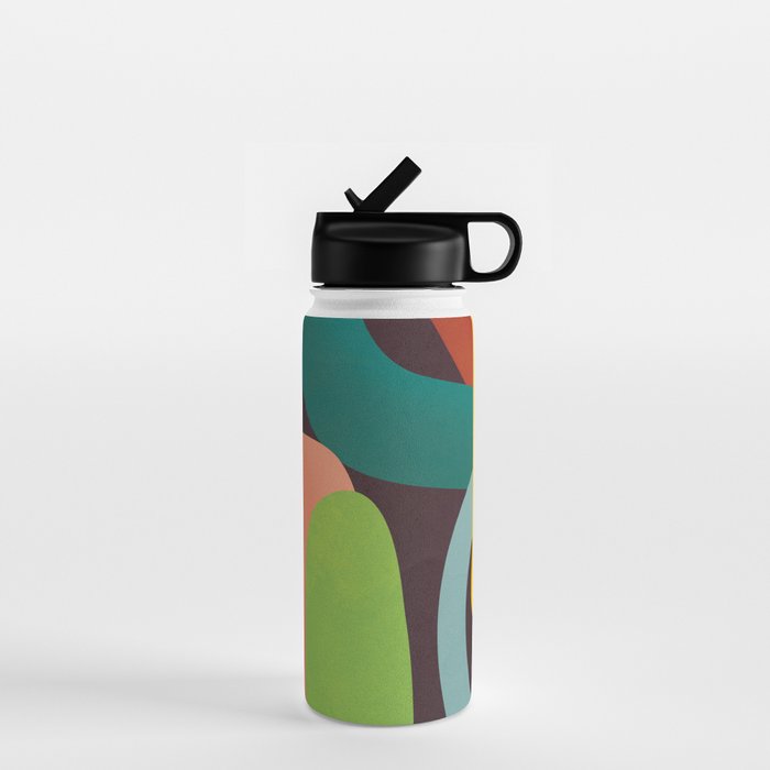 Minimal Modern Abstract 39 Water Bottle Gallery Image 1