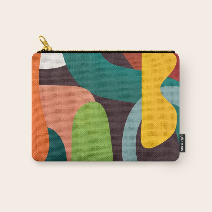 Minimal Modern Abstract 39 Carry All Pouch Gallery Image 1