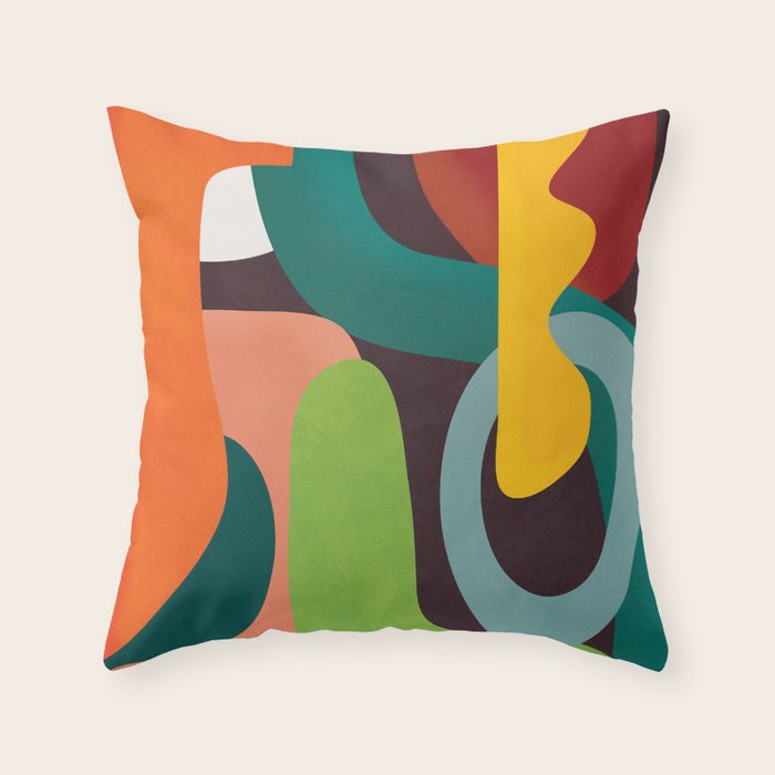 Minimal Modern Abstract 39 Throw Pillow Gallery Image 6