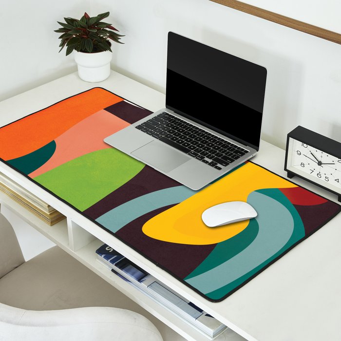 Minimal Modern Abstract 39 Desk Mat Gallery Image 2