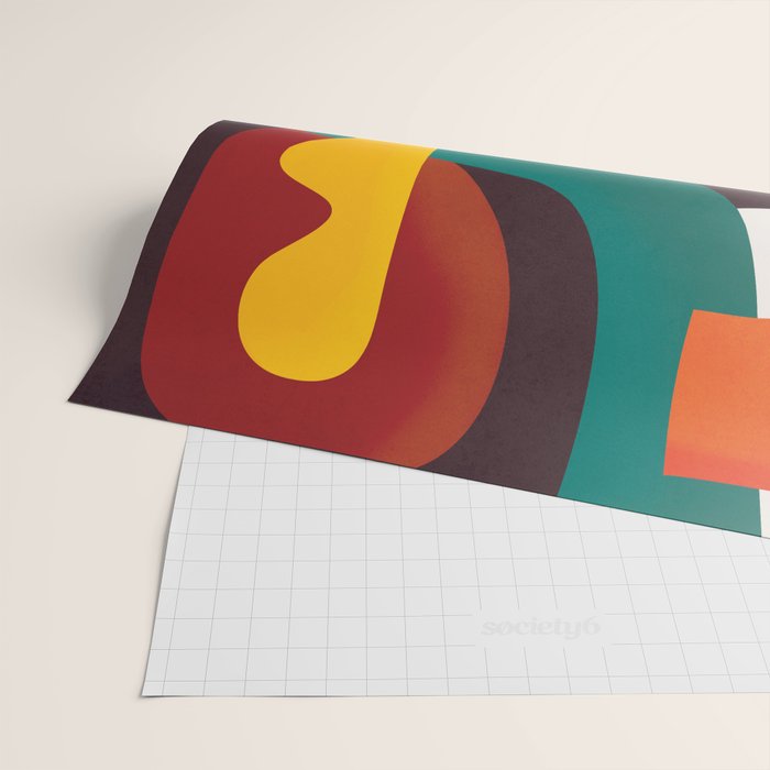 Minimal Modern Abstract 39 Wrapping Paper Gallery Image 2