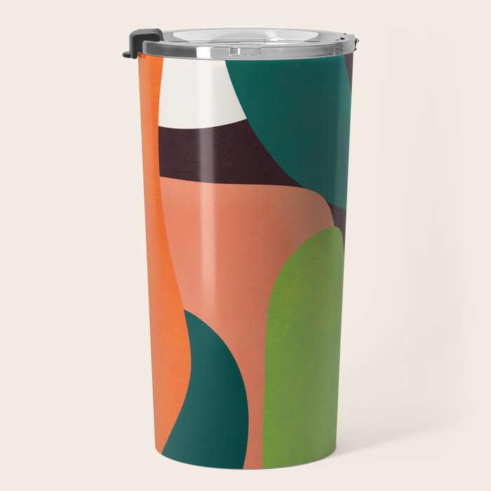 Minimal Modern Abstract 39 Travel Mug Gallery Image 3