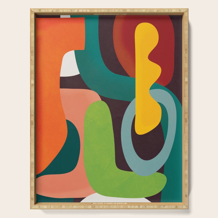 Minimal Modern Abstract 39 Serving Tray Gallery Image 1