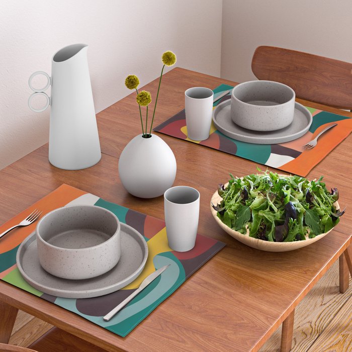 Minimal Modern Abstract 39 Placemat Gallery Image 2