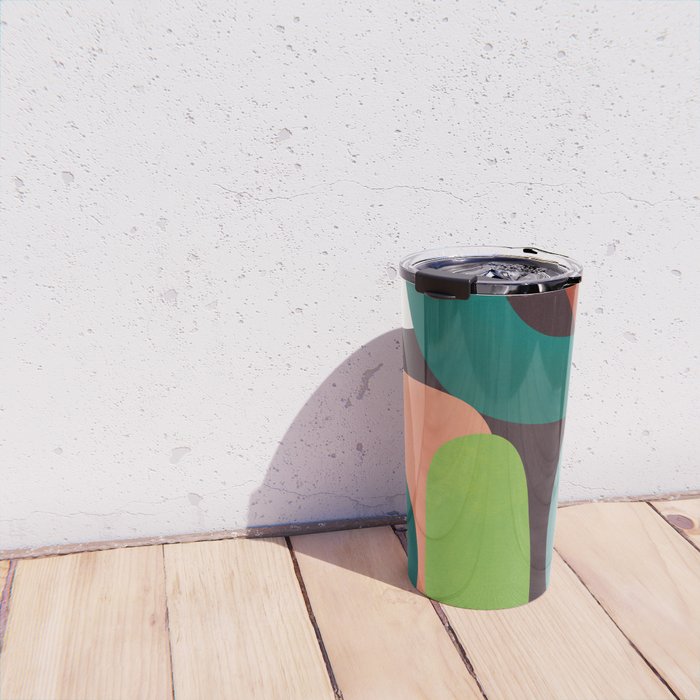Minimal Modern Abstract 39 Travel Mug Gallery Image 4