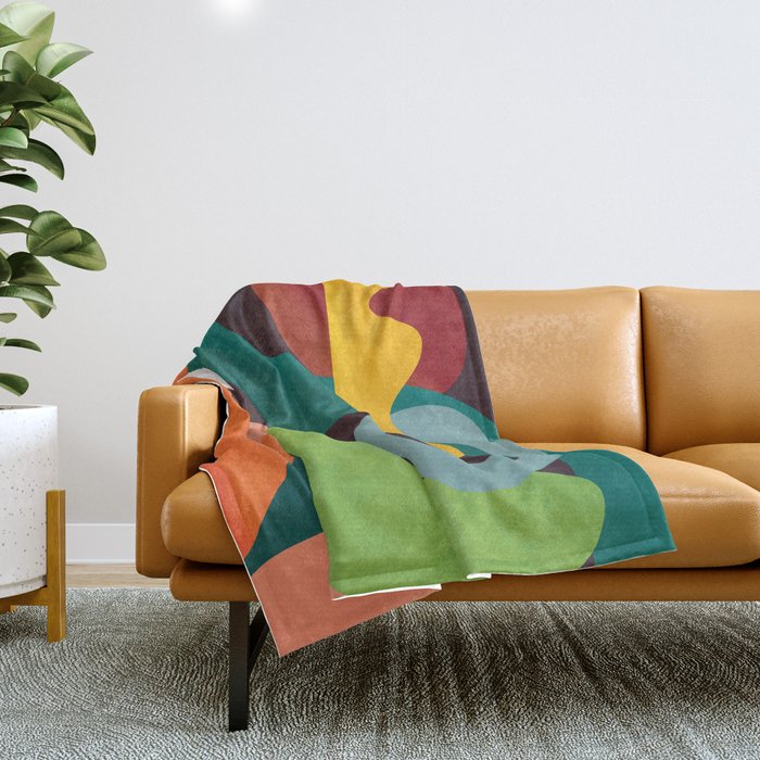 Minimal Modern Abstract 39 Throw Blanket Gallery Image 1