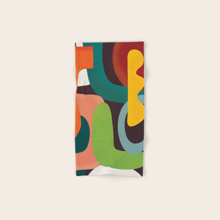 Minimal Modern Abstract 39 Bath Towel Gallery Image 1