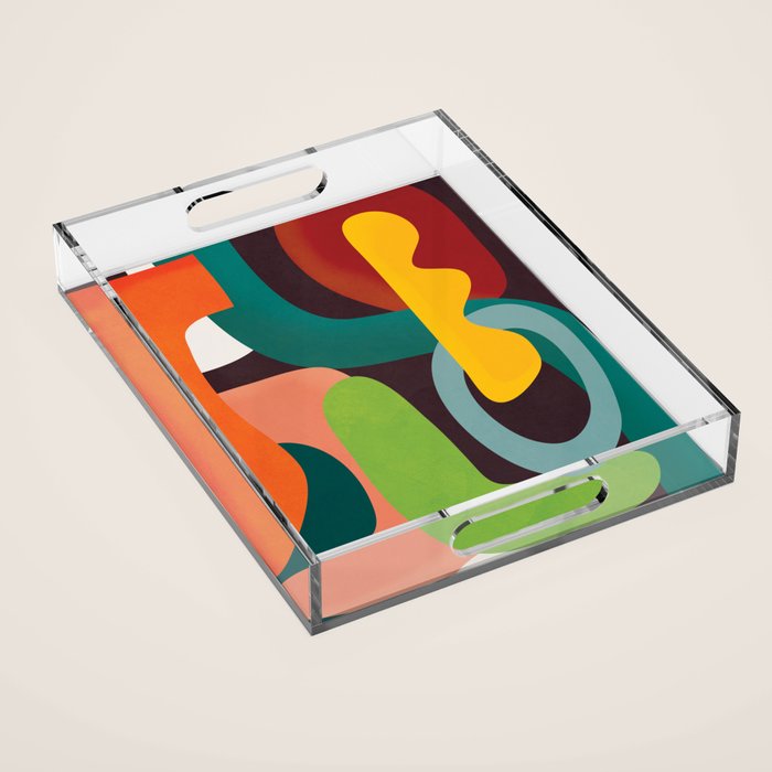 Minimal Modern Abstract 39 Acrylic Tray Gallery Image 1