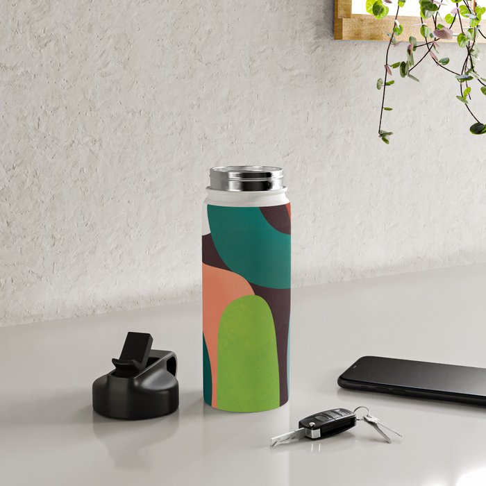 Minimal Modern Abstract 39 Water Bottle Gallery Image 4
