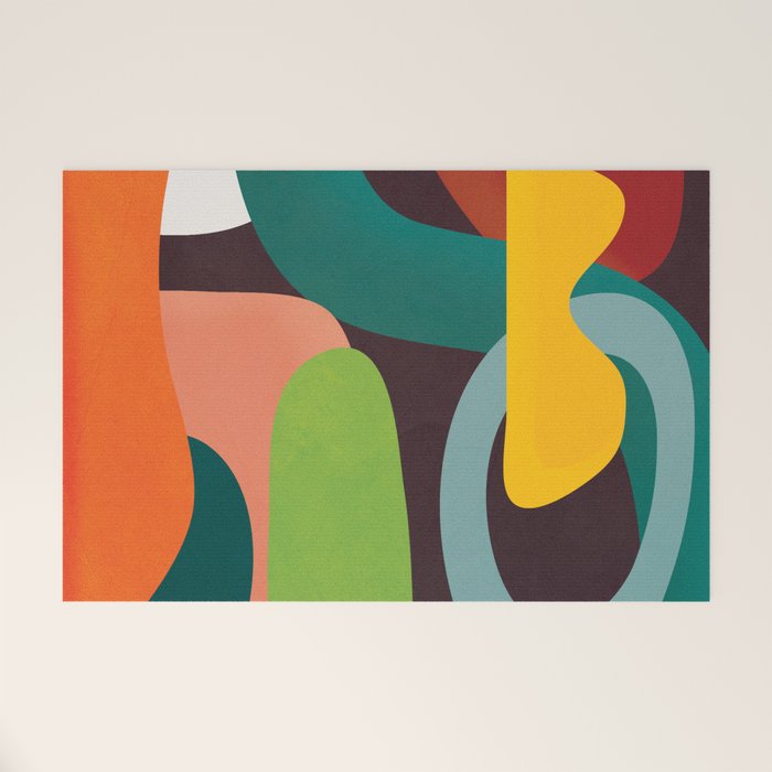 Minimal Modern Abstract 39 Welcome Mat Gallery Image 1