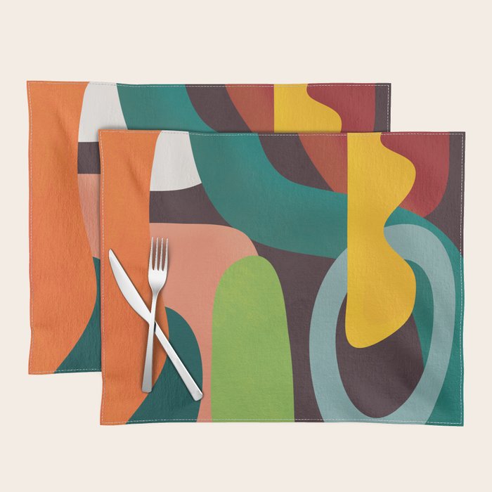 Minimal Modern Abstract 39 Placemat Gallery Image 1
