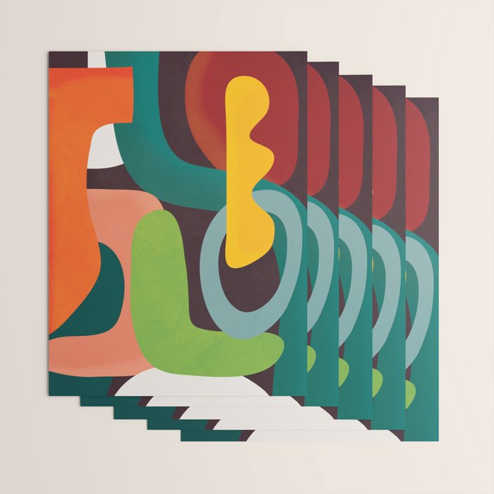 Minimal Modern Abstract 39 Wrapping Paper Gallery Image 3