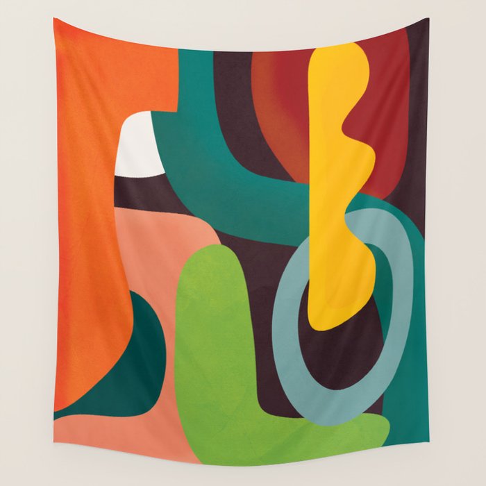 Minimal Modern Abstract 39 Wall Tapestry Gallery Image 1