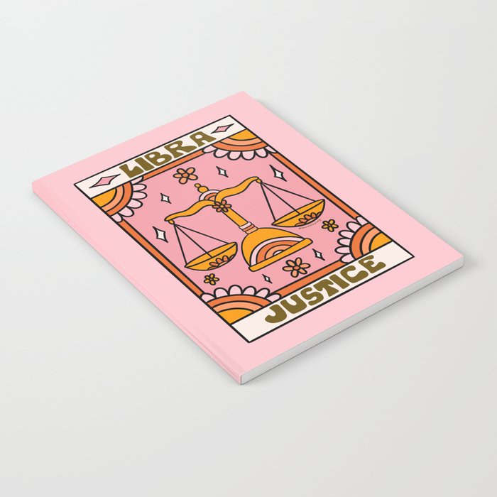Libra Tarot Card Notebook Gallery Image 1