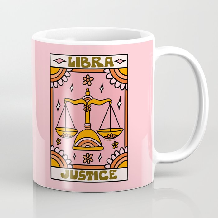 Libra Tarot Card Coffee Mug Gallery Image 1