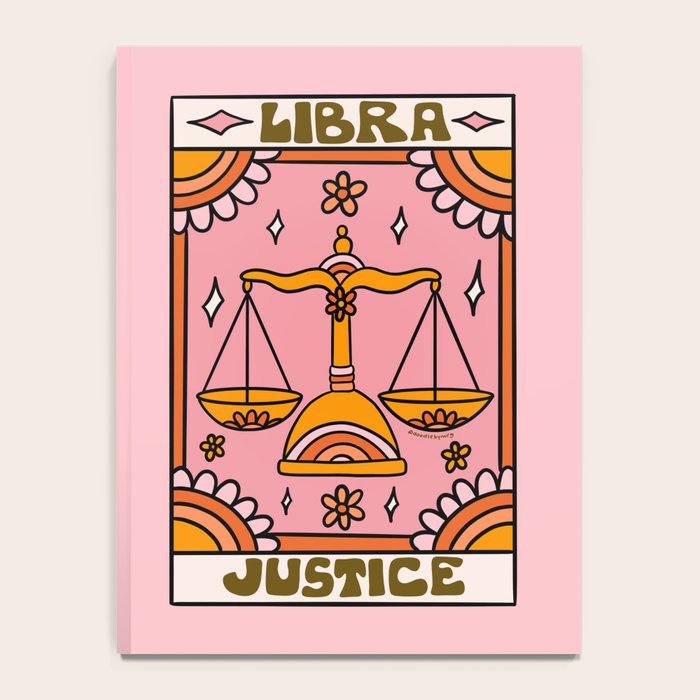 Libra Tarot Card Notebook Gallery Image 4
