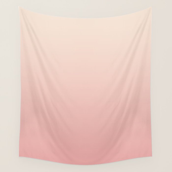 Pink Blush Ombre Wall Tapestry Gallery Image 4