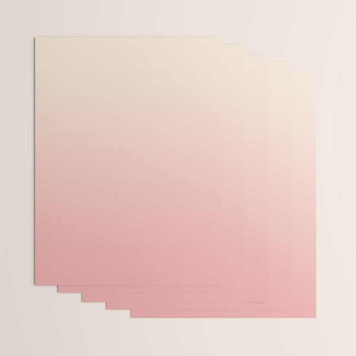 Pink Blush Ombre Wrapping Paper Gallery Image 3