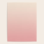 Pink Blush Ombre Poster Gallery Image 4