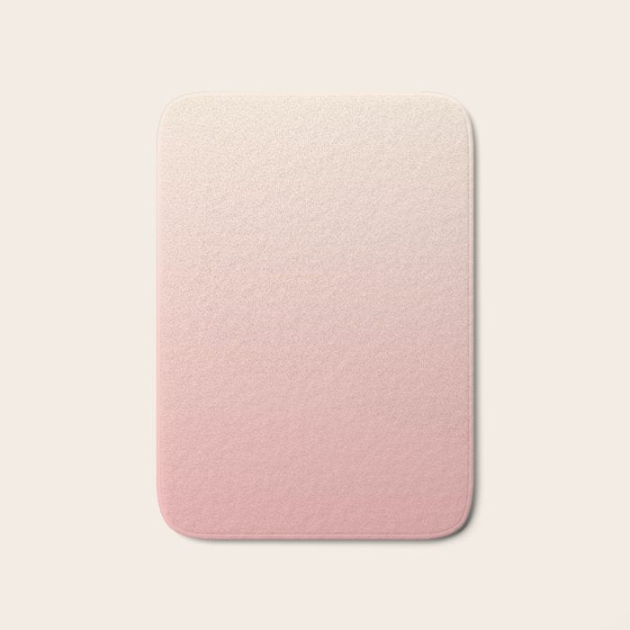 Pink Blush Ombre Bath Mat Gallery Image 1