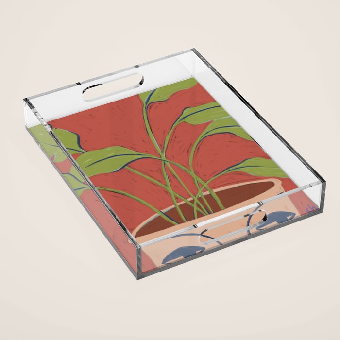 Vase Face Acrylic Tray Gallery Image 1