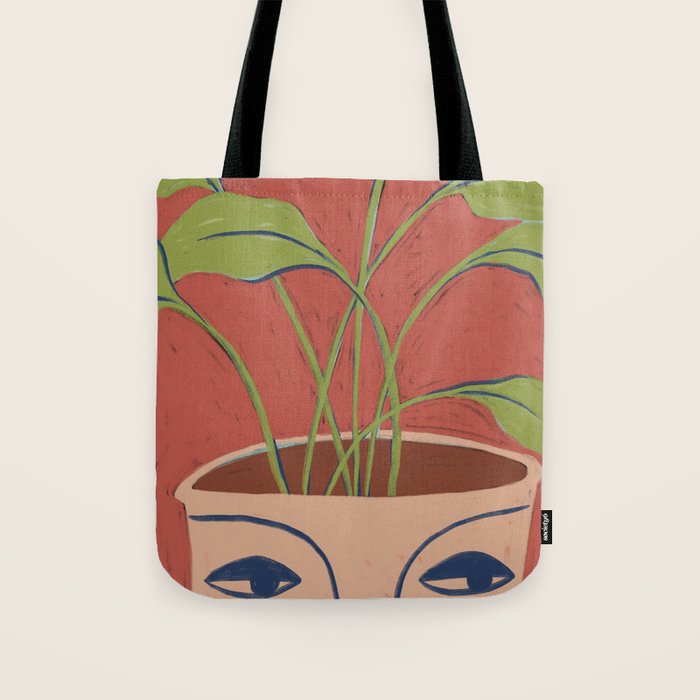 Vase Face Tote Bag Gallery Image 1