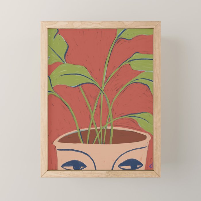 Vase Face Mini Art Print