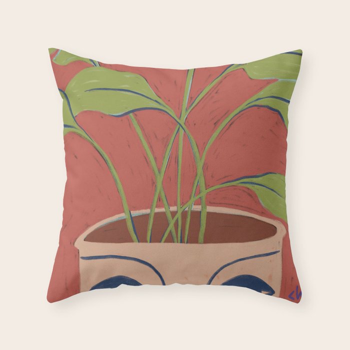 Vase Face Throw Pillow Gallery Image 6