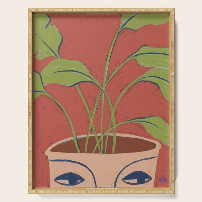Vase Face Serving Tray Gallery Image 1