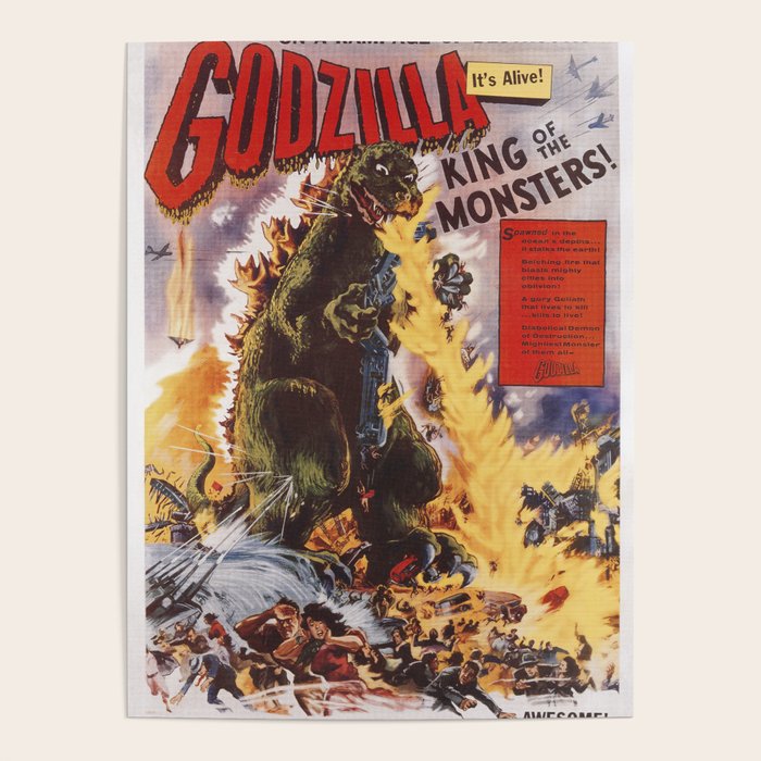 Godzilla rampage Poster