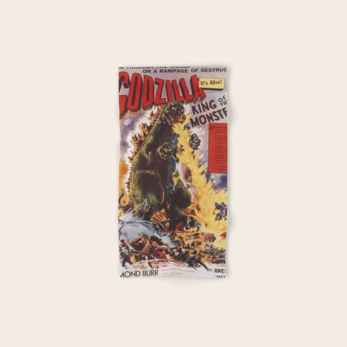 Godzilla rampage Bath Towel Gallery Image 1