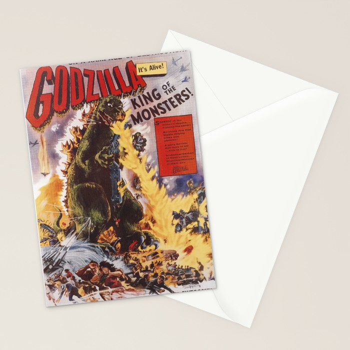 Godzilla rampage Stationery Card Gallery Image 2