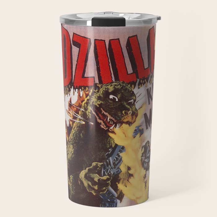 Godzilla rampage Travel Mug Gallery Image 1