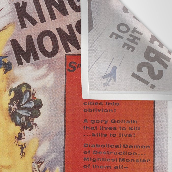 Godzilla rampage Wall Tapestry Gallery Image 3