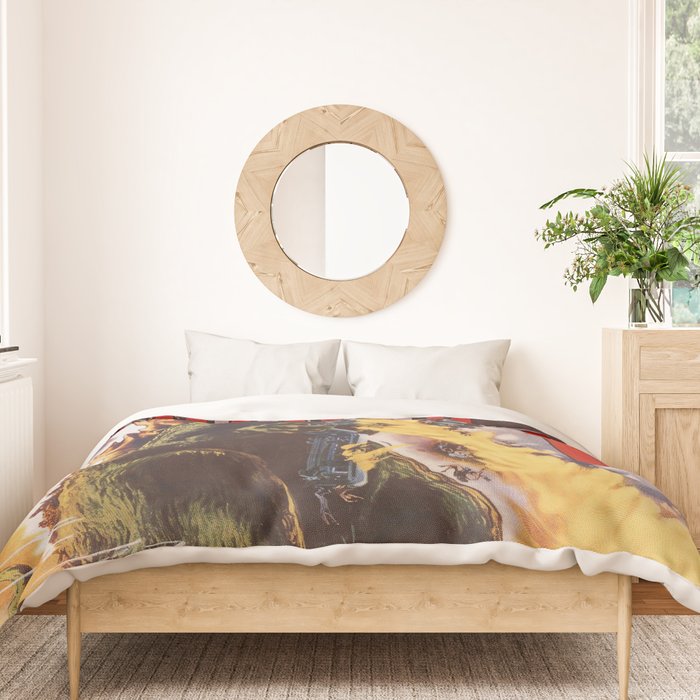 Godzilla rampage Duvet Cover Gallery Image 3