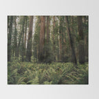 Redwood Forest Throw Blanket Gallery Image 2
