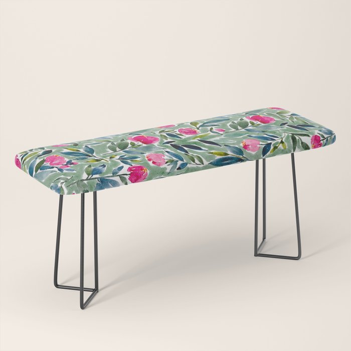 Popping Peonies - Green Bench Gallery Image 1