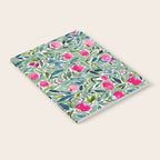 Popping Peonies - Green Notebook Gallery Image 2